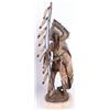 Image 2 : VINTAGE WAR AND PEACE BRONZE STATUE SET CARL KAUBA
