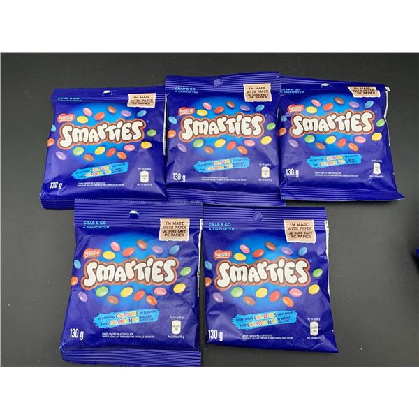 Smarties Milk Chocolate Candy (5 x 130g)