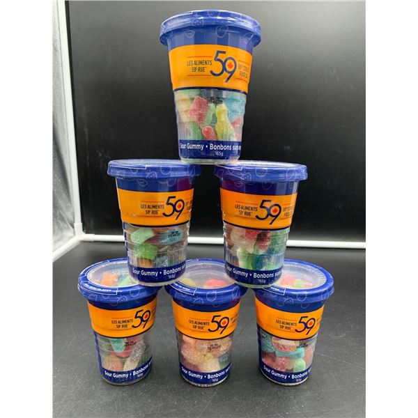 59th Street Sour Gummy Candy (6 x 165g)