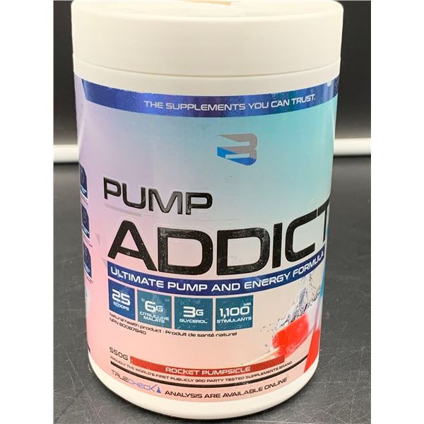 Pump Addict Ultimate Pump and Energy Formula- Rocket Pumpsicle (550g)