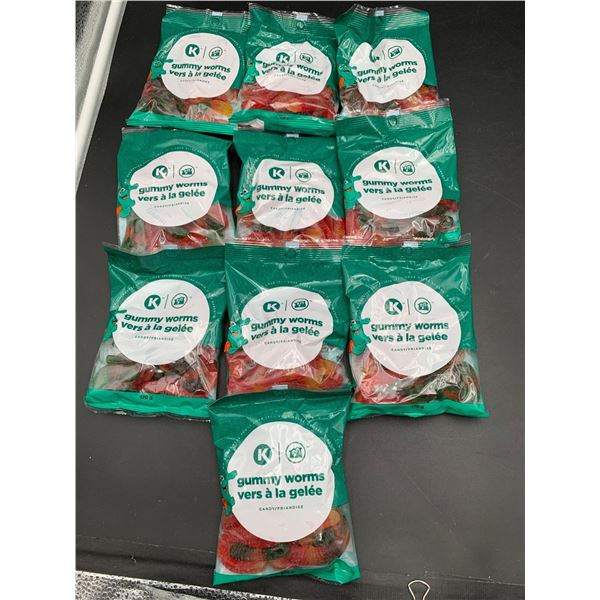 Circle K Gummy Worms Candy (10 x 170g)