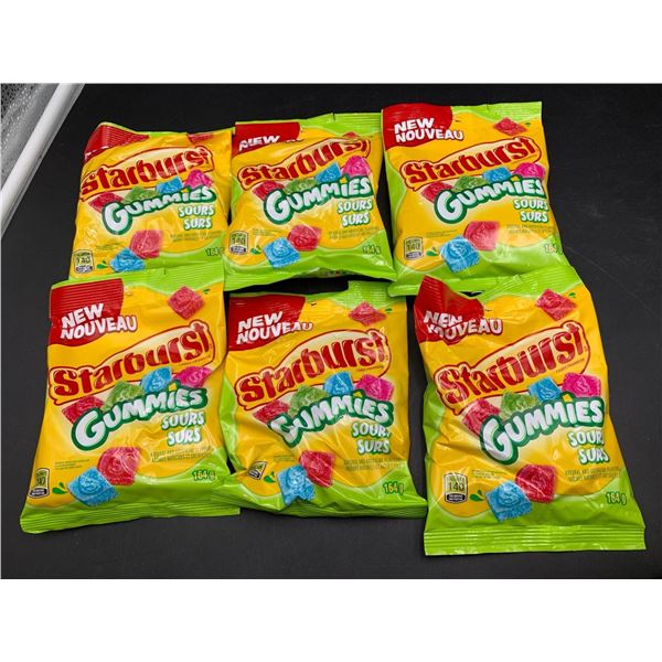 Starburst Gummies Sour (6 x 164g)
