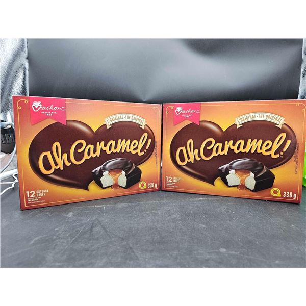 Vachon Ah Caramel Super Sandwich Cakes (2 x 6)