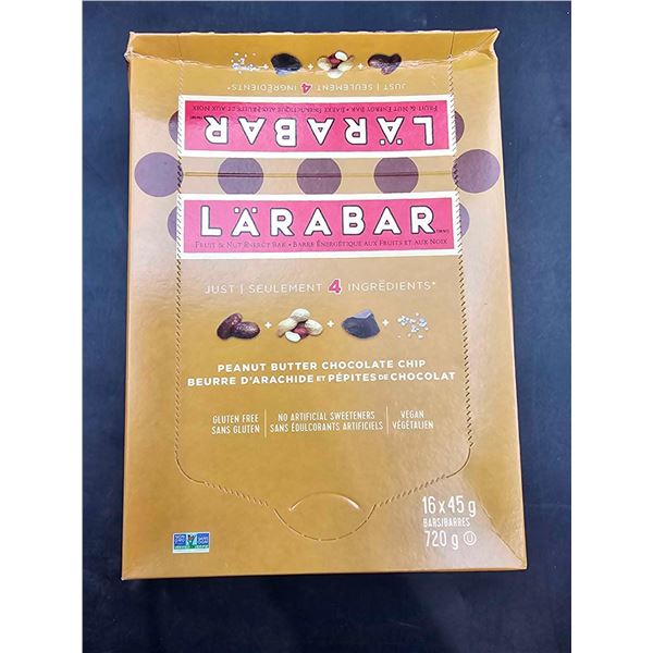 Larabar Peanut Butter Chocolate Chip Fruit & Nut Bars (16 x 45g)