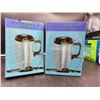 Image 1 : Heated Travel Mug Stainless Steel (2ct)