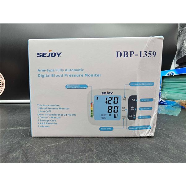 Sejoy Arm-Type Fully Automatic Digital Blood Pressure Monitor