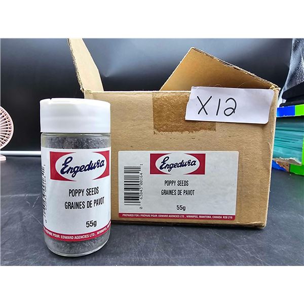 Engedura Poppy Seeds (12 x 55g)