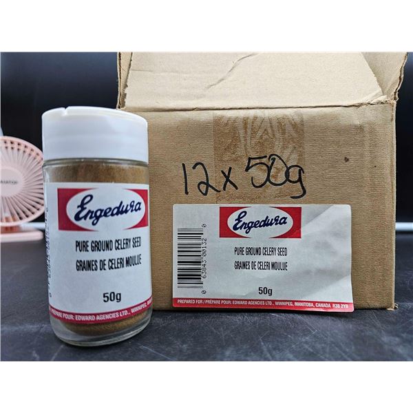 Engedura Pure Ground Celery Seed  (12 x 50g)
