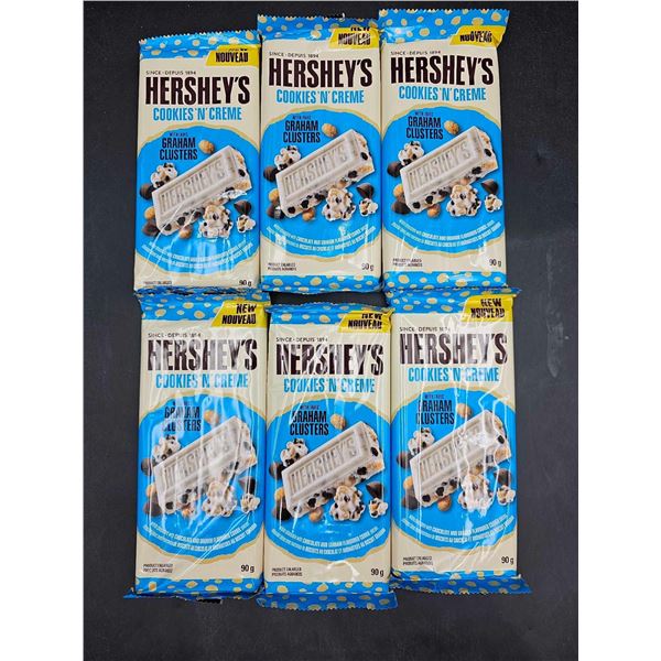 Hersheys' Cookies n' Creme Candy Bars (6 x 90g)