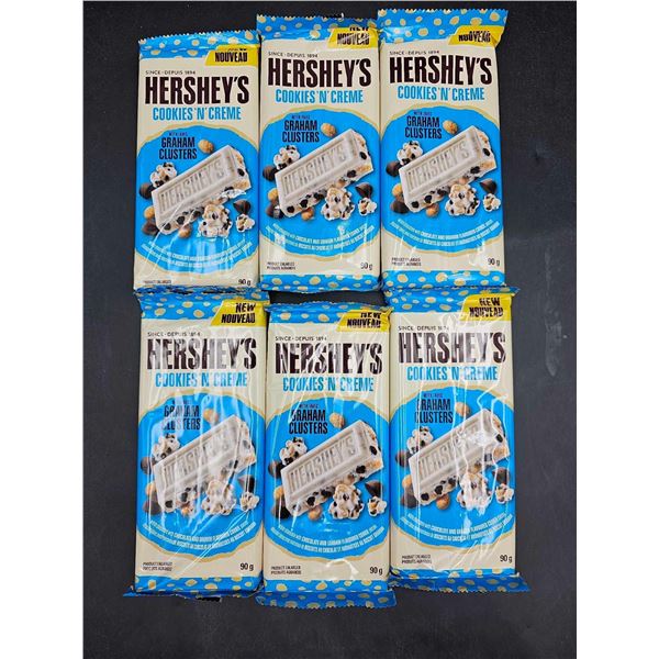 Hersheys' Cookies n' Creme Candy Bars (6 x 90g)