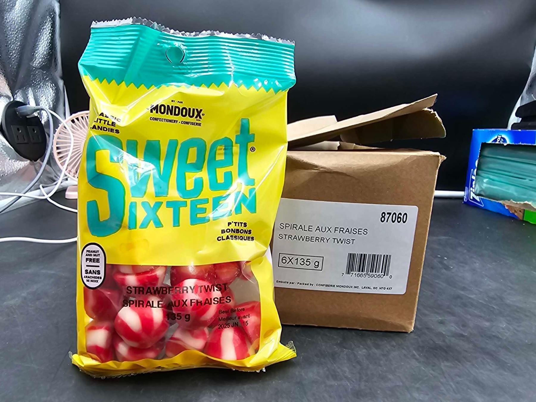 Mondoux Sweet Sixteen Candy_Strawberry Twist (6 x 135g)