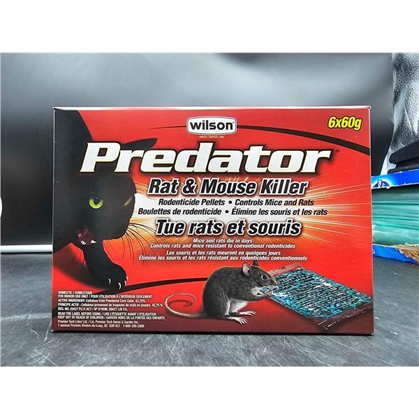 Wilson Predator Rat & Mouse Killer (6 x 60g)