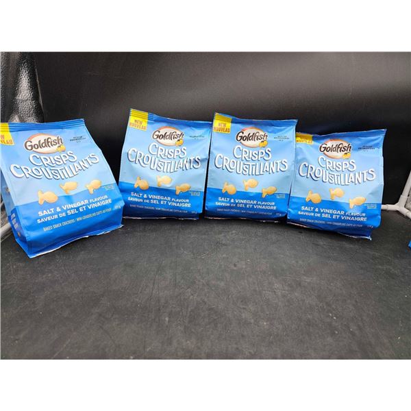 Goldfish Crisps-Salt & Vinegar Flavour (4 x 177g)