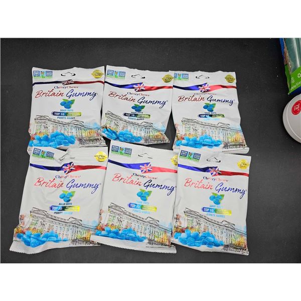 Cheery Chews Britain Gummy Sour Dots (6 x 150g)