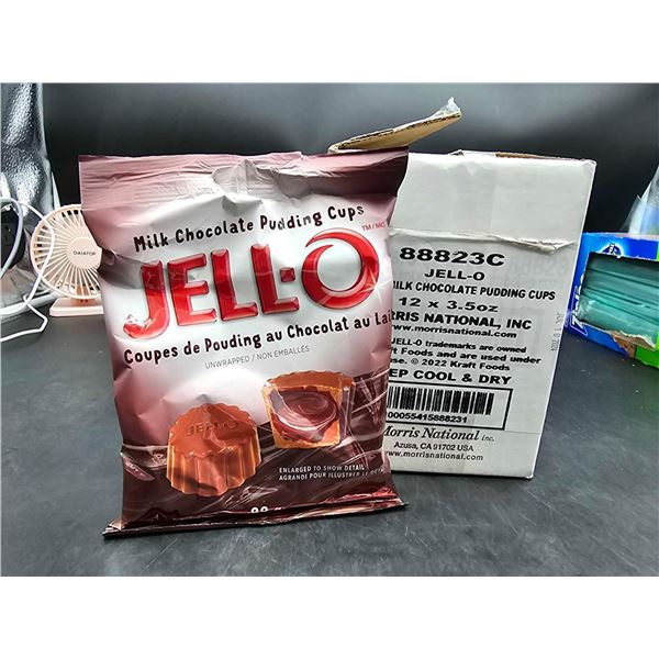 Milk Chocolate Jell-O Pudding Cups (12 x 3.5oz)