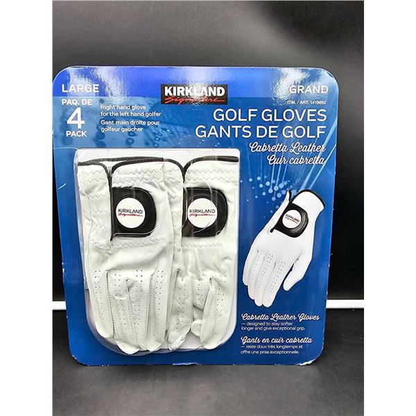 Kirkland Golf Gloves 4pk (L) Right Hand Glove
