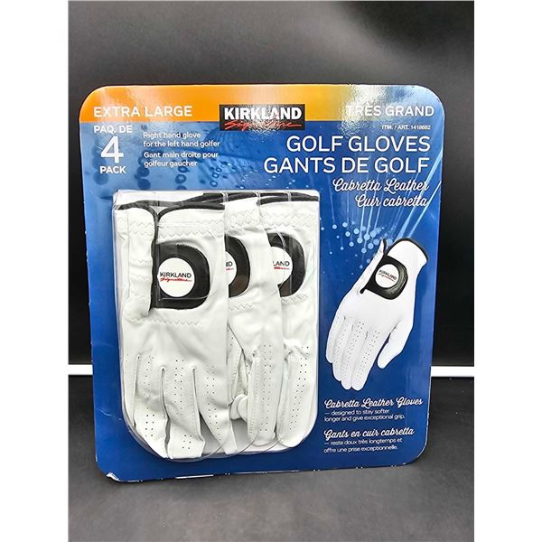 Kirkland Golf Gloves 4pk (XL) Right Hand Glove