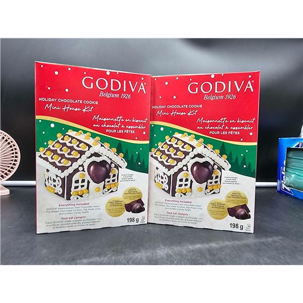 Godiva Holdiay Chocolate Cookie Mini House Kit (2ct)