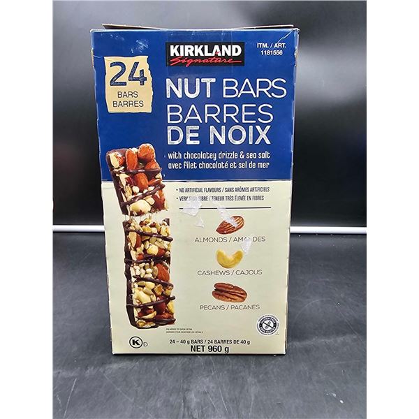 Kirkland Nut Bars (24 x 40g) Chocolatey Drizzle & Sea Salt