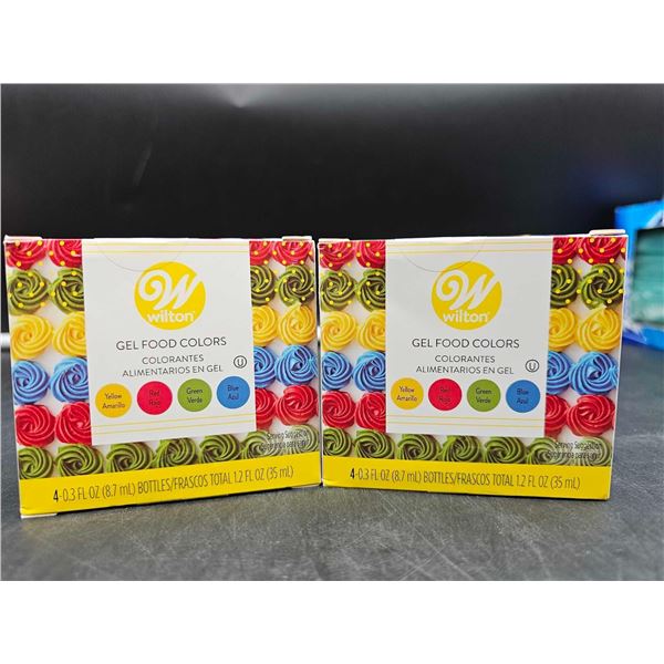 Wilton Gel Food Colours (2 x 4ct)