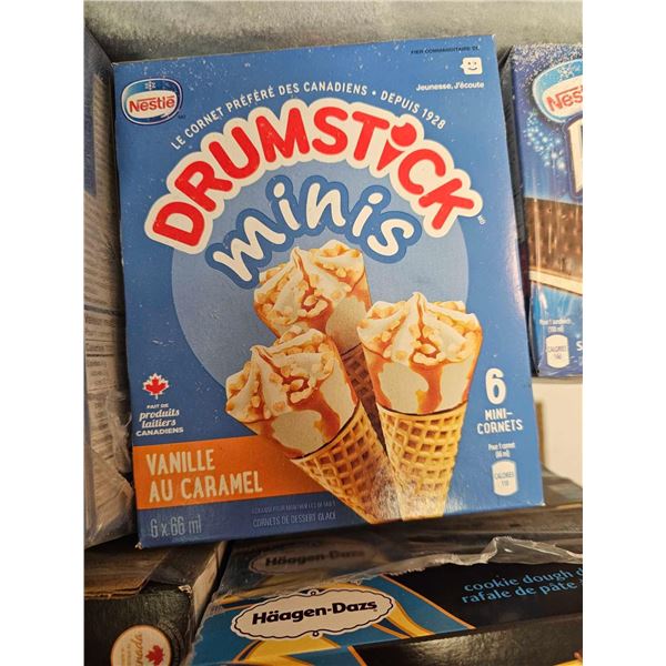 ***FROZEN*** Nestle Vanilla & Caramel Mini Drumsticks 6x66ml