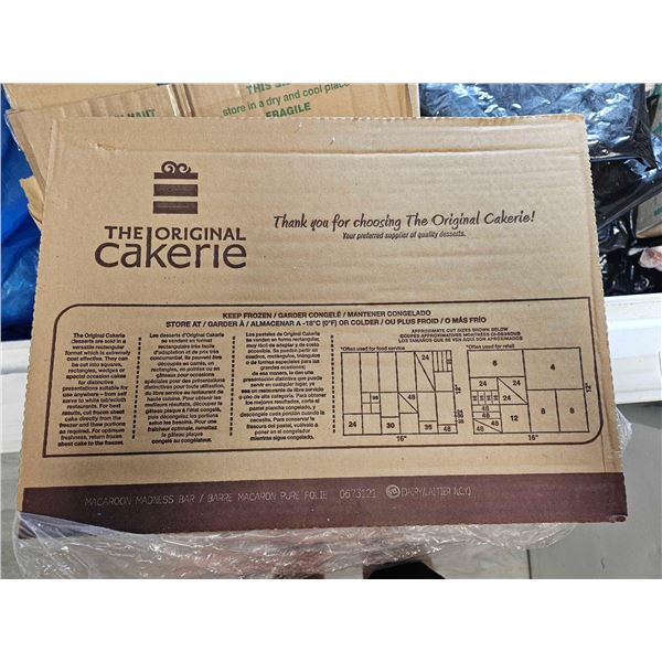 ***FROZEN*** The Original Cakerie Macaroon Madness Bar Sheet Cake 16"x12"