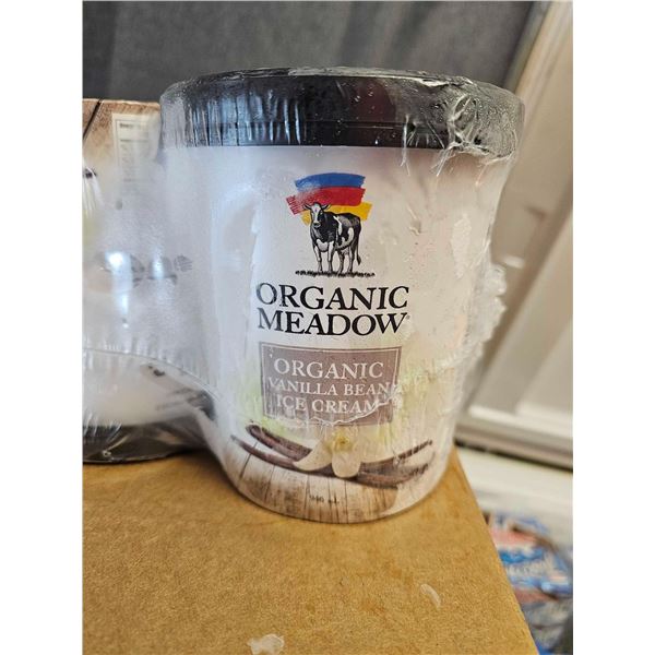 ***FROZEN*** Organic Meadow Vanilla Bean Ice Cream  6x946ml