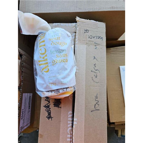 ***FROZEN*** Alkeme Gluten Free Sour Dough Bread 10x725g