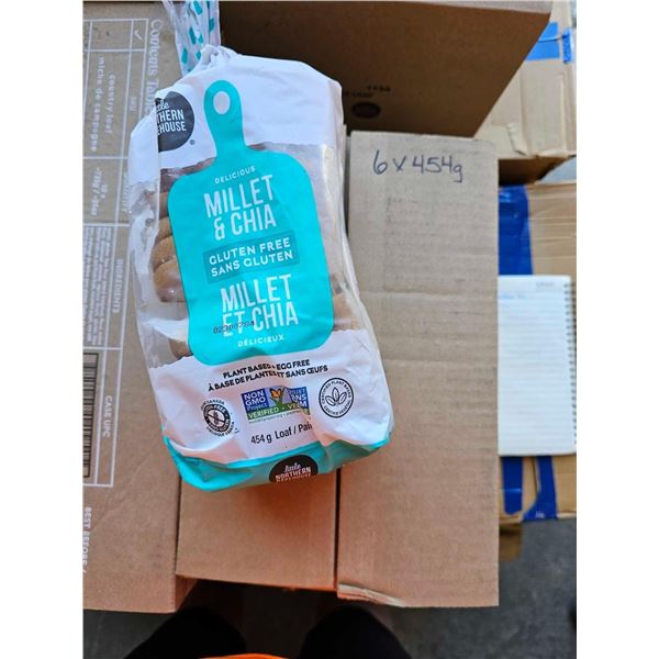 ***FROZEN***  The Northern Bakehouse Gluten Free Delicious Millet& Chia Bread6x454g