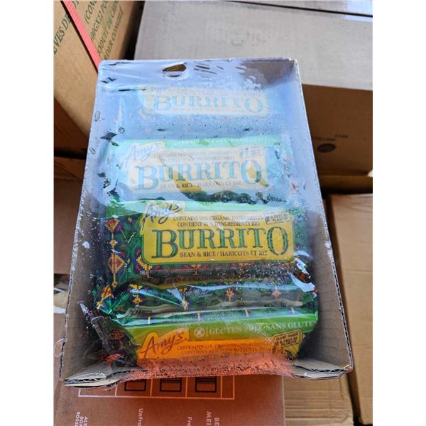 ***FROZEN*** Amy's Gluten Free Kitchen Bean & Rice Burritos - 12x170g
