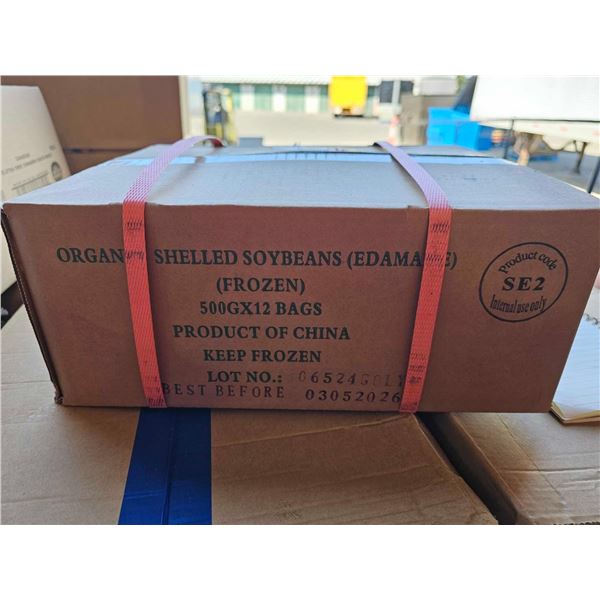 ***FROZEN*** Organic Shelled Soybeans 12x500g