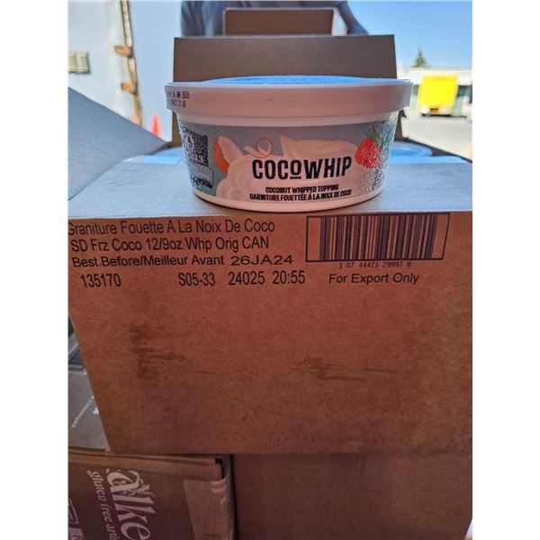 ***FROZEN*** Coco Whip  Coconut Whipped Topping 12x9oz