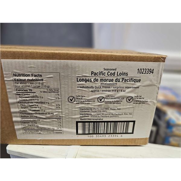 ***FROZEN*** High Liner Food Services  Pacific Cod Loins 10 Lbs Total - 113g Portions