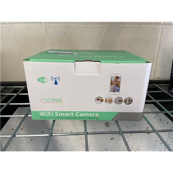 WiFi smart home security camera with remote smart phone viewing