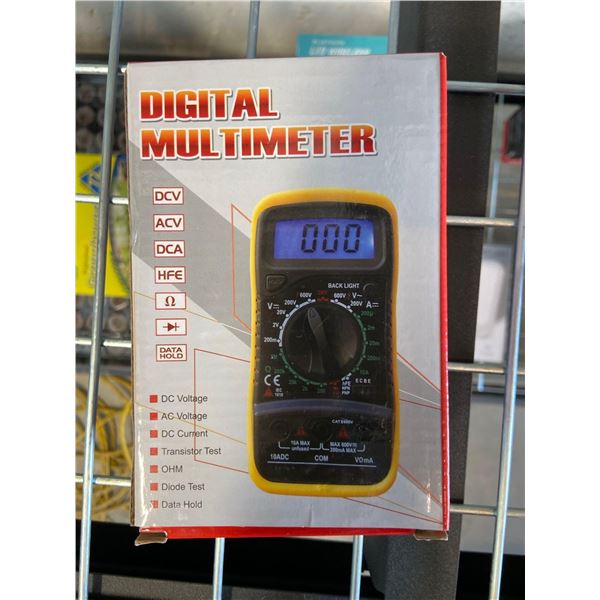 Digital Multimeter Voltmeter Battery Voltage Multi Tester AC DC Volt OHM Amp Current Meter Circuit C