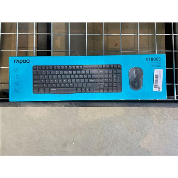 Rapoo X1800S wireless optical mouse and keyboard