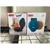 Image 1 : Dash mini maker indoor non stick grill, lot of 2