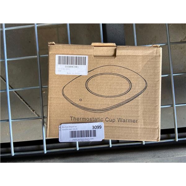 Thermostatic cup warmer