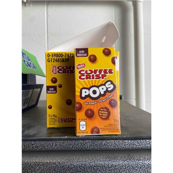 Nestle Coffee Crisp pops chocolate snacks 12x70g