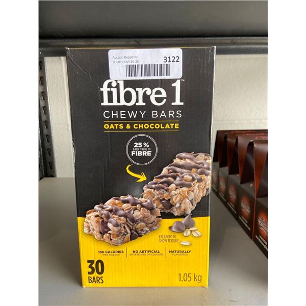 Fibre 1 chewy oat and chocolate granola bars 30x35g
