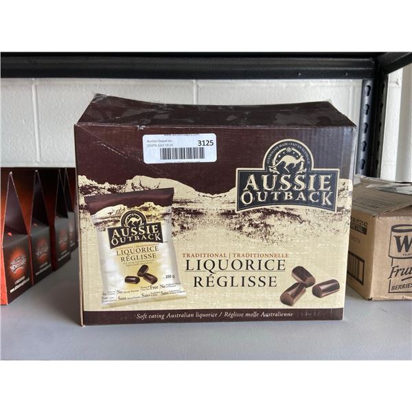 Aussie Outback traditional liquorice 8x200g