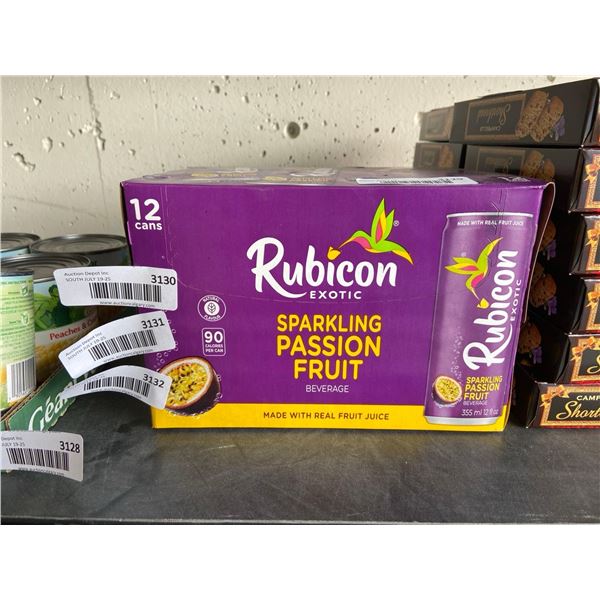 Rubicon exotic sparkling passion fruit beverage 12x355ml