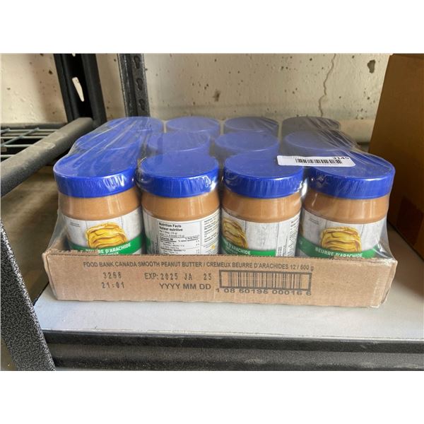 Food Bank Canada smooth peanut butter 12x 500g