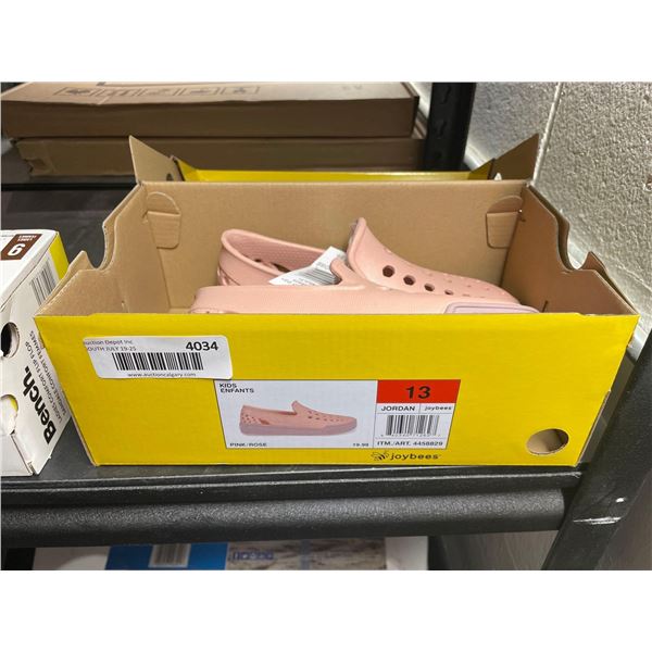 Joybees Jordan Kids Shoes Size 13 Pink