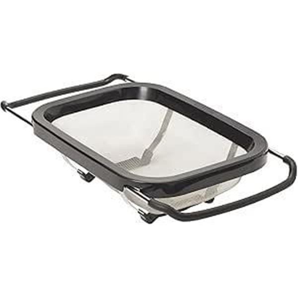 Sabatier Expandable Colander Stainless Steel Mesh, Black