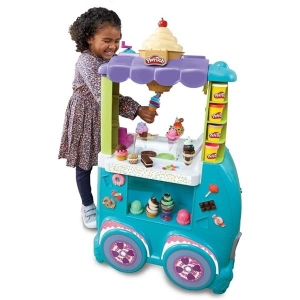 Play-Doh Kitchen Creations Ultimate Ice Cream Truck Toy Playset, Food Truck Toys for Kids