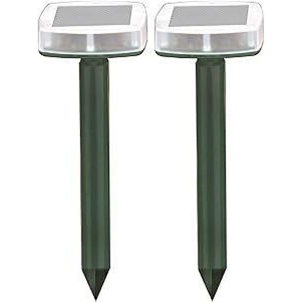 Ener-G+ EN656-2 Solar Powered Mole and Gopher Repeller (2 Pack), Green