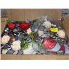 Image 1 : Assorted Box Lot of Seasonal Decorations and Hard Goods