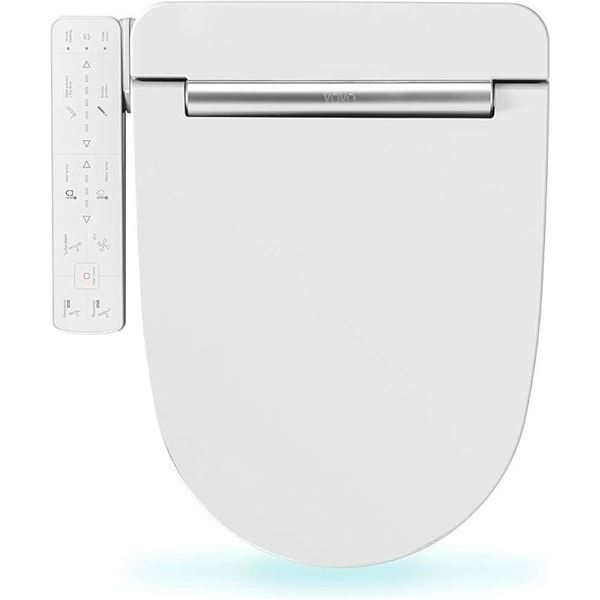 VOVO VB-3100SR Electronic Bidet, Round, Made in Korea, LED Nightlight, Eco Power Save,Self Cleaning 