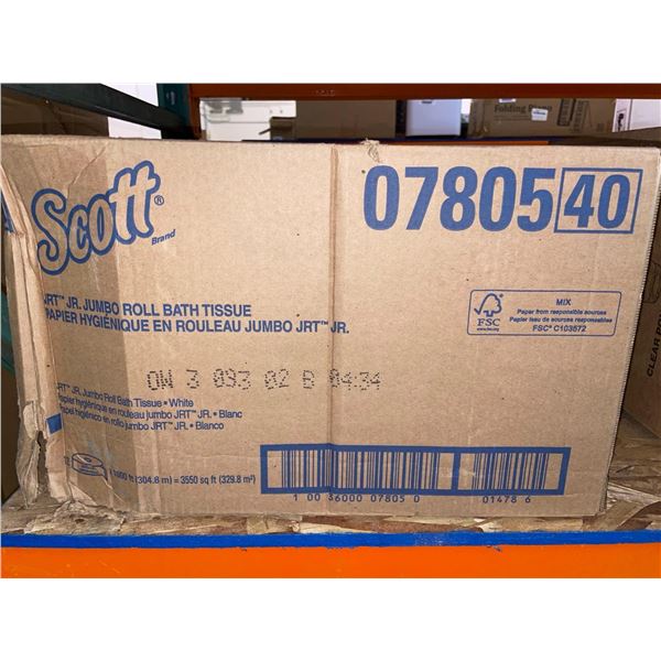 Scott JRT Jr. Jumbo Roll Bath Tissue 12 x 1000ft